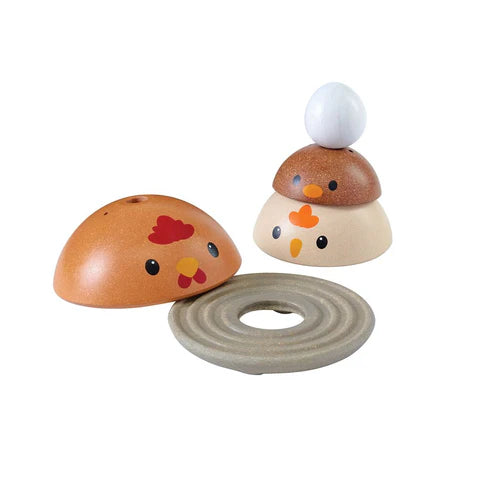 PlanToys - Chicken Nesting - Modern Rustic