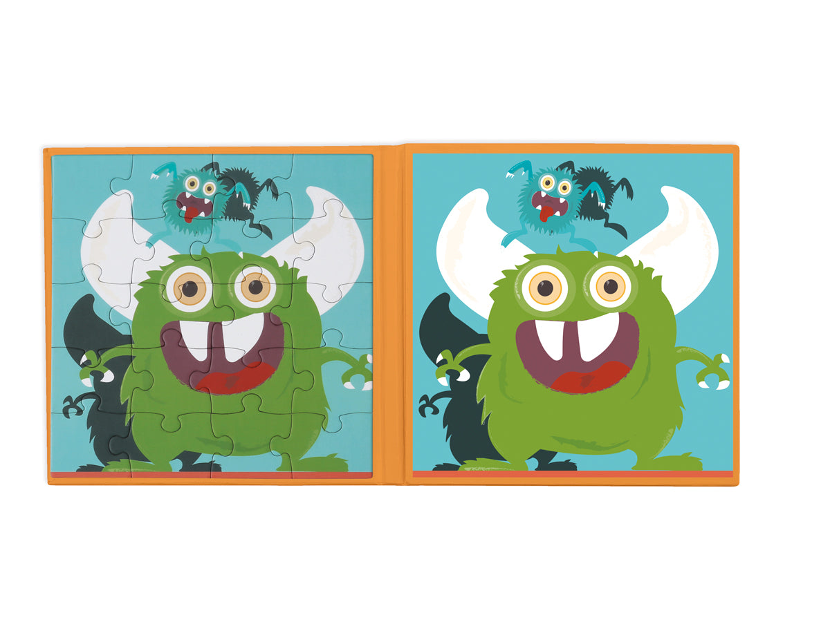 Scratch - Magnetisch Puzzelboek To Go - Monster